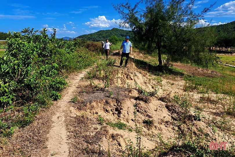 Nỗi lo mất an toàn tuyến đê ngăn mặn ở Nghi Xuân