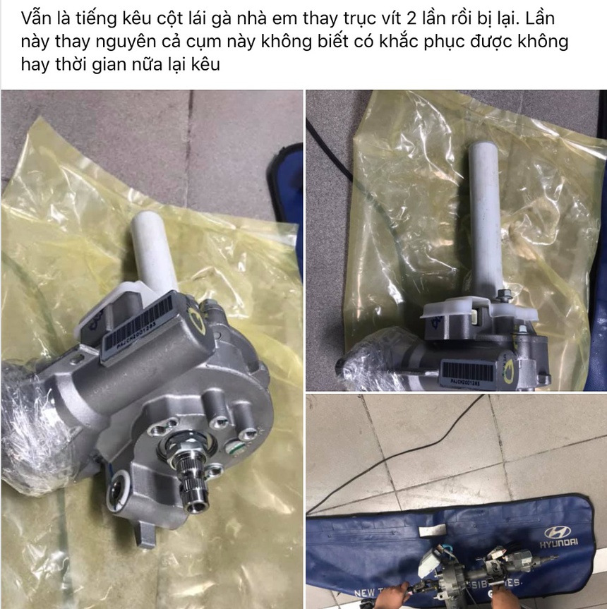 TC Motor xác nhận có vấn đề trên trục lái Hyundai Accent