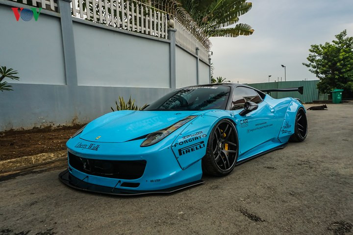 liberty walk ferrari 458 italia được chủ nhân chi 1 tỷ để nâng cấp hình 1 Liberty Walk Ferrari 458 Italia được chủ nhân chi 1 tỷ đồng để nâng cấp
