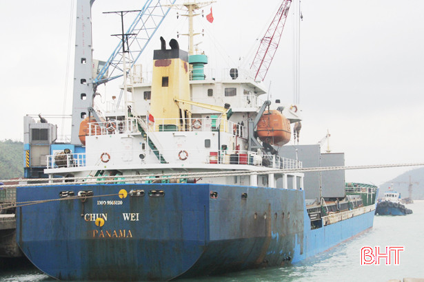 Hàng hóa qua các cảng biển Hà Tĩnh tiếp tục tăng