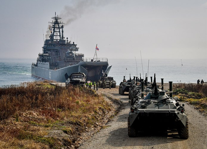 Các tàu chiến cực mạnh trong hạm đội Thái Bình Dương của Nga