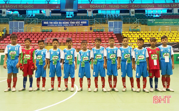 Nhi đồng Hà Tĩnh thắng Thanh Hóa trong trận đầu ra quân