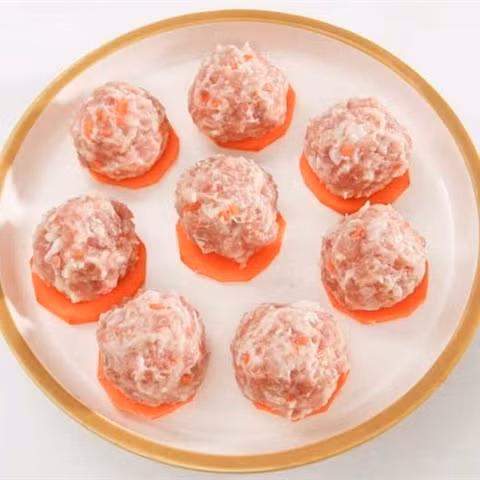 Ngon ngọt lạ miệng với thịt viên cà rốt hấp đậm vị đưa cơm