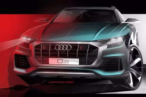 Hé lộ hình ảnh của Audi Q8 trước ngày ra mắt