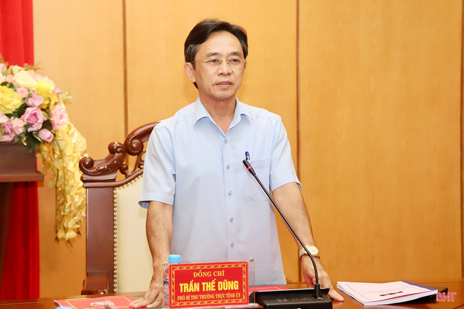 Phó Bí thư Thường trực Tỉnh ủy Trần Thế Dũng kết luận hội nghị. bqbht_br_img-8962-copy.jpg