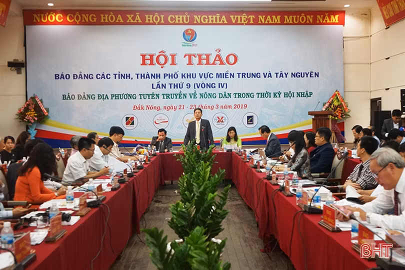 Báo Đảng địa phương hội thảo tuyên truyền vai trò của nông dân thời kỳ hội nhập