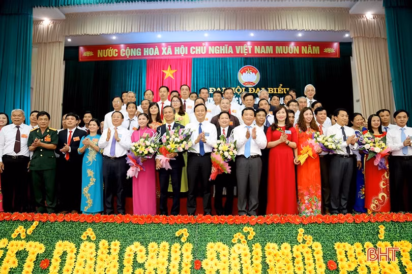 Hoàn thành Đại hội MTTQ huyện Hương Sơn, ông Nguyễn Thành Đồng tái cử chủ tịch