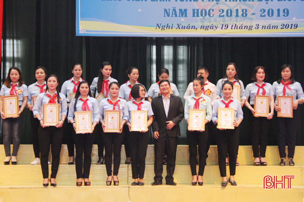 Thi giáo viên làm tổng phụ trách Đội giỏi năm học 2018 - 2019 ở Nghi Xuân