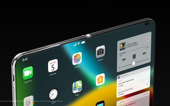 iPhone X màn hình gập sẽ trông như thế nào?