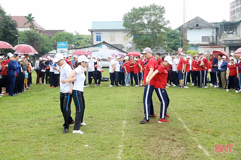 Agribank Nghi Xuân nhất toàn đoàn Hội thao năm 2019