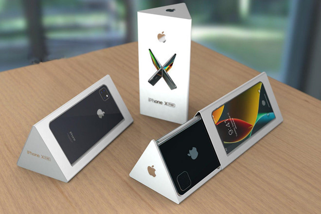 iPhone X màn hình gập sẽ trông như thế nào?