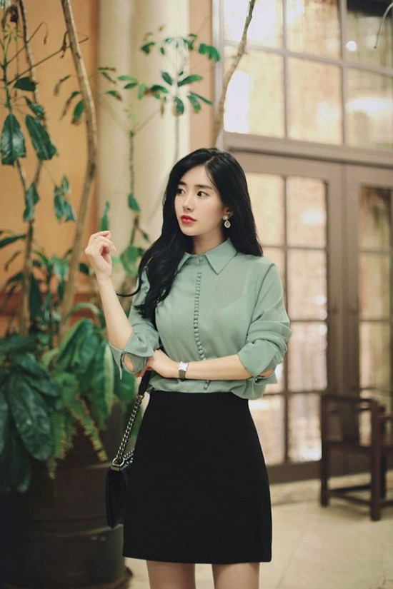 Áo lụa mềm cho nàng công sở trong mùa nắng