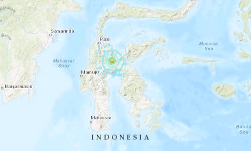 Động đất 5,4 độ tấn công đảo miền trung Indonesia