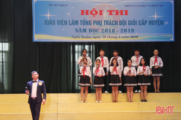 Thi giáo viên làm tổng phụ trách Đội giỏi năm học 2018 - 2019 ở Nghi Xuân