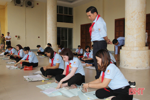 Thi giáo viên làm tổng phụ trách Đội giỏi năm học 2018 - 2019 ở Nghi Xuân