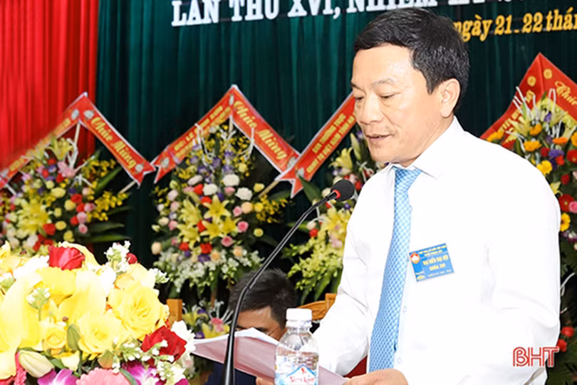 Hoàn thành Đại hội MTTQ huyện Hương Sơn, ông Nguyễn Thành Đồng tái cử chủ tịch