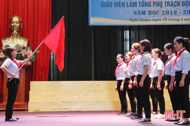 Thi giáo viên làm tổng phụ trách Đội giỏi năm học 2018 - 2019 ở Nghi Xuân