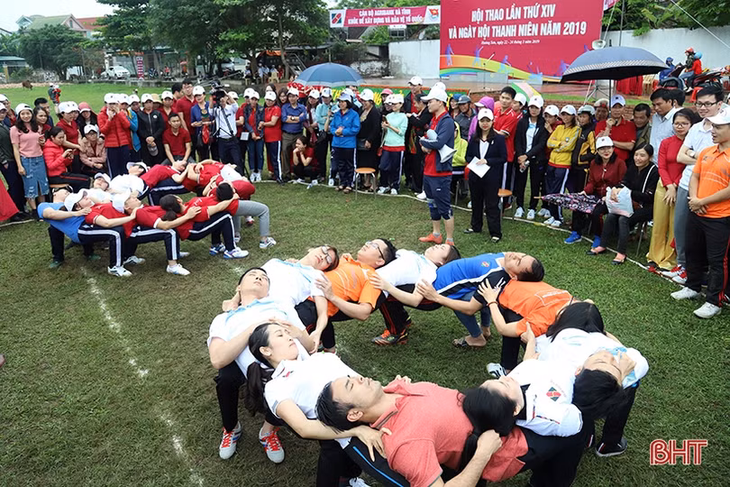 Agribank Nghi Xuân nhất toàn đoàn Hội thao năm 2019