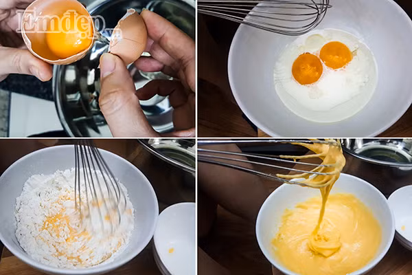 Bí quyết làm bánh bông lan trứng muối sốt dầu béo ngậy tan ngay trong miệng