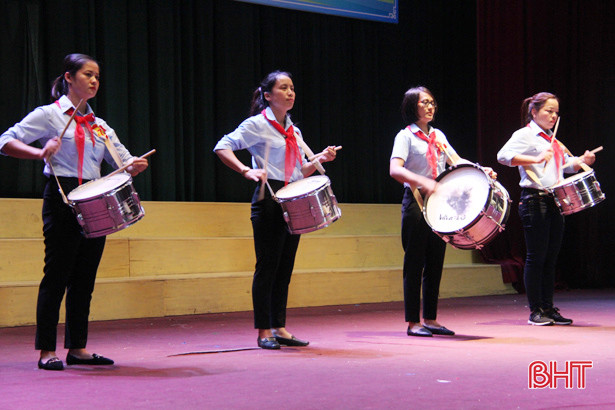 Thi giáo viên làm tổng phụ trách Đội giỏi năm học 2018 - 2019 ở Nghi Xuân