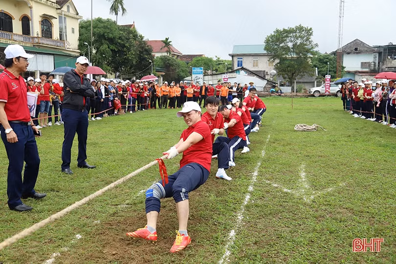 Agribank Nghi Xuân nhất toàn đoàn Hội thao năm 2019