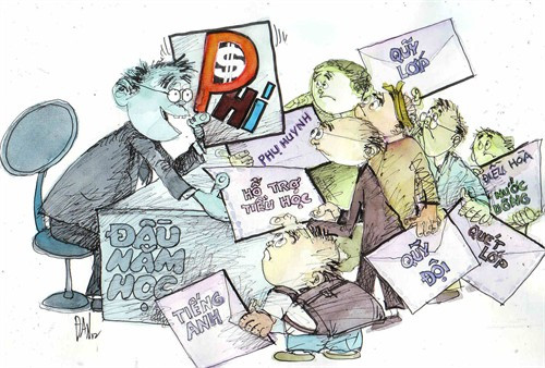 Đấy là chưa kể "tiền buổi 2" đâu nhé! Minh họa: kenhtuyensinh.vn