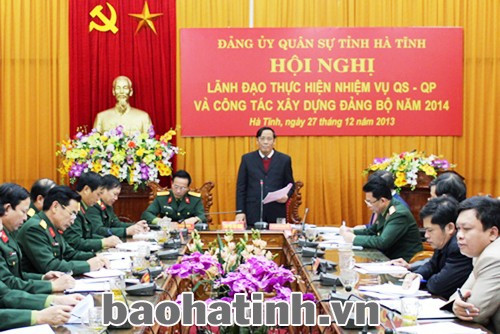 Bí thư Tỉnh ủy - Bí thư Đảng ủy Quân sự tỉnh Nguyễn Thanh Bình yêu cầu LLVT tỉnh nhà bắm nắm địa bàn, dự báo chính xác các cơ sở thường gây mất ổn định