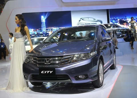 City tại triển lãm ô tô Việt Nam 2013. ảnh HT