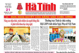 Báo in Hà Tĩnh ngày 21/10/2025