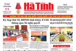 Báo in Hà Tĩnh ngày 11/12/2025