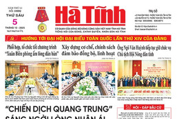Báo in Hà Tĩnh ngày 5/12/2025