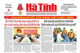 Báo in Hà Tĩnh ngày 4/11/2025
