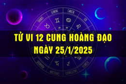 Tử vi hôm nay - tử vi 12 cung hoàng đạo ngày 25/1/2025: Tam hợp cho Nhân Mã