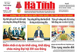 Báo in Hà Tĩnh ngày 18/12/2025