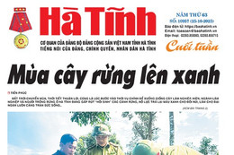 Báo in Hà Tĩnh cuối tuần ngày 25/10/2025