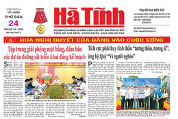 Báo in Hà Tĩnh ngày 24/10/2025