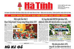 Báo in Hà Tĩnh ngày 24/3/2026