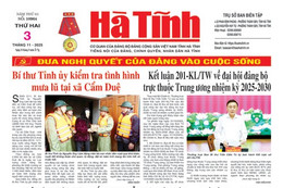 Báo in Hà Tĩnh ngày 3/11/2025