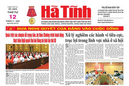Báo in Hà Tĩnh ngày 12/11/2025