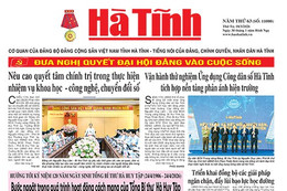 Báo in Hà Tĩnh ngày 18/3/2026