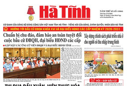 Báo in Hà Tĩnh ngày 27/2/2026