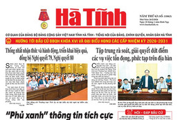 Báo in Hà Tĩnh ngày 26/2/2026