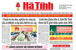 Báo in Hà Tĩnh ngày 6/3/2026