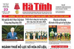 Báo in Hà Tĩnh ngày 23/12/2025