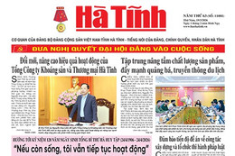 Báo in Hà Tĩnh ngày 19/3/2026