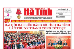 Báo in Hà Tĩnh ngày 3/10/2025