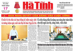 Báo in Hà Tĩnh ngày 17/10/2025