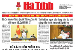 Báo in Hà Tĩnh ngày 27/3/2026