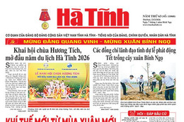 Báo in Hà Tĩnh ngày 23/2/2026