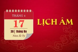 Lịch âm hôm nay - Lịch âm ngày 17/4/2025